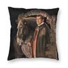 Claes Bang Dracula Pillowcase Polyester Linen Velvet Pattern Zip Decorative Home Cushion Cover x