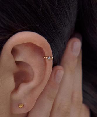 Akarki 14K Glam Ring Piercing