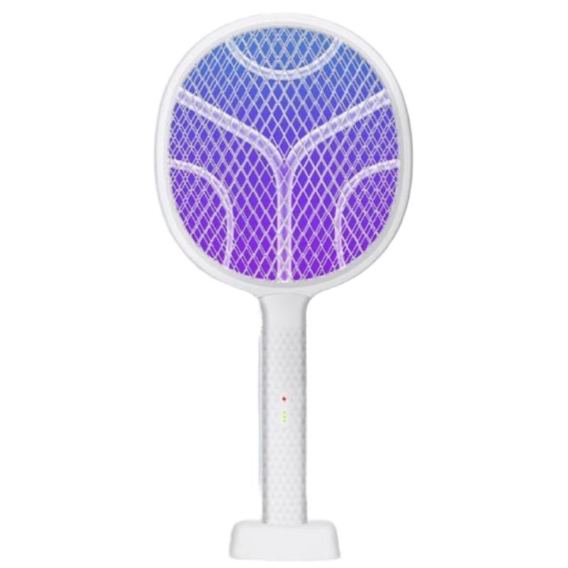 HANDUNYOU Foldable Electric Mosquito Swatter with Attractant Light