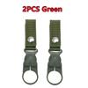 1/2/4PC Nylon Webbing Buckle Hook Water Bottle Holder Clip Outdoor Military EDC Carabiner Backpack Belt Hanger Camp Tools