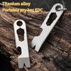 Multifunction Metal Alloy Crowbars Tool Pry Bar And Bottle Opener Wrench Survival Tool For Everyday Carry