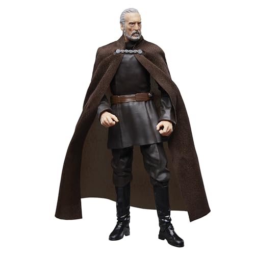 Hasbro Star Wars Black Series Count Dooku, Star Wars Episode III: Revenge of the Sith 20th Anniversary Collectible 15cm Action Figure G1742, Authentic