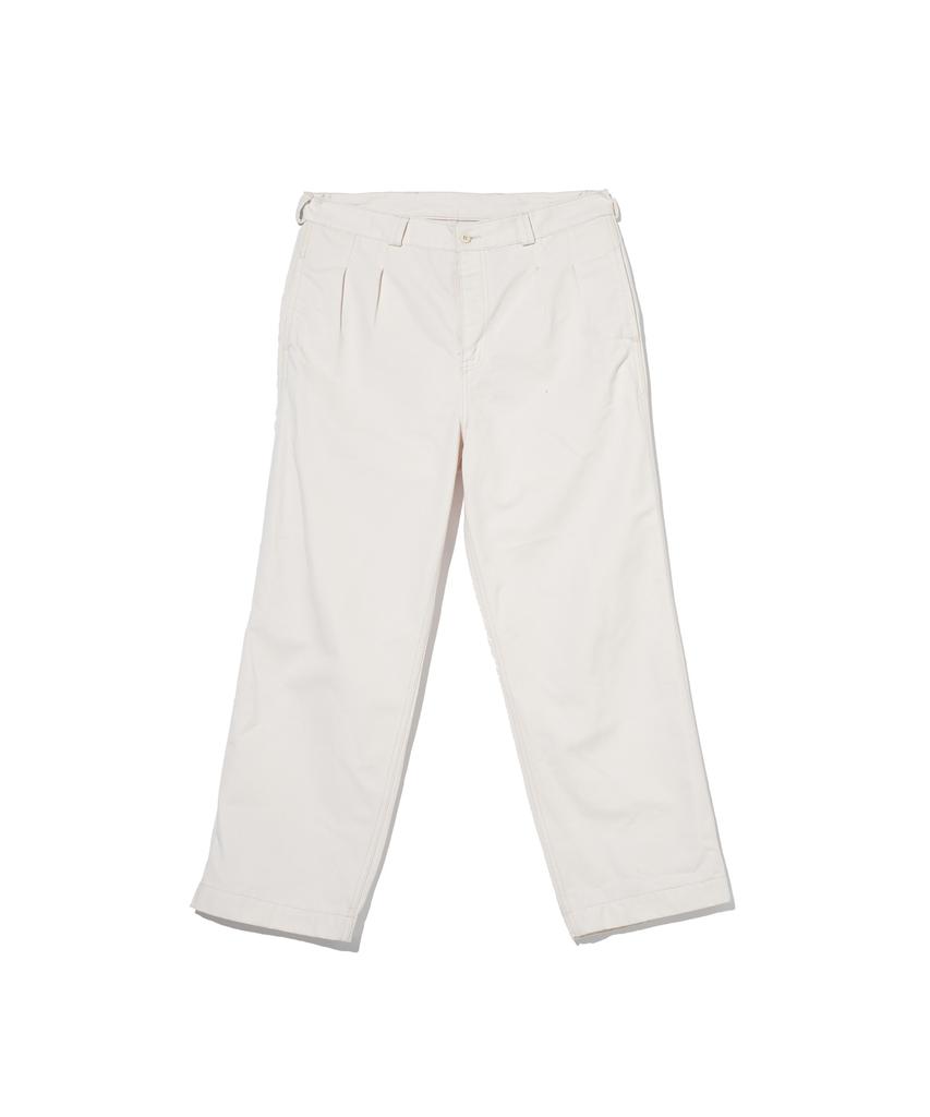 Beulumeon Wide Chino Pants (Ecru)