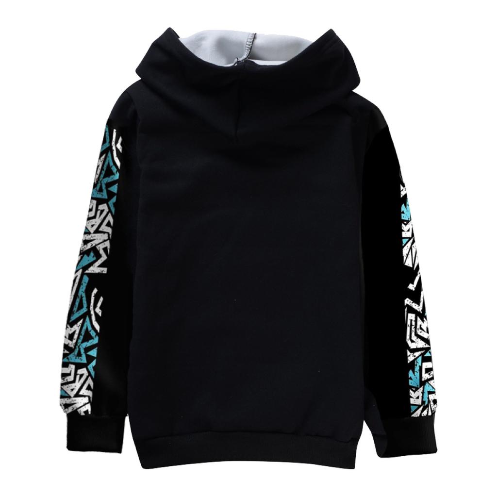 Herbst Winter Kpop Dämonenjäger Bedruckte Hoodies Modische Lässige Warme Sportliche Langärmelige Kinder Jungen Kapuzen-Sweatshirts