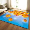 Autumn Maple Leaves Carpet for Home Bedroom Colorful Leaf Plant Living Room Area Rug Kids Play Floor Mat Anti-Slip Bathroom Mats