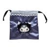 Sanrio KUROMI Boa Face Drawstring Bag ( KUROMI In the Moonlight ) Japan NEW