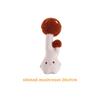 Cartoon Hotpot Food Plush Keychain Kawaii Bag Pendant Button Mushroom Crab Claw Hanging Ornament Food-Themed Toy Accessory Gift