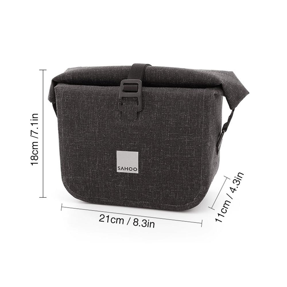 Waterproof Bike Handlebar Bag Front Bicycle Basket Cycle Handlebar Storage Bag Road Bike Bag