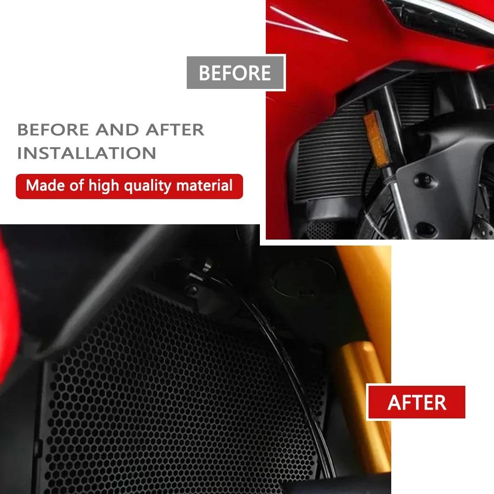 For Ducati Panigale V2 2025 PANIGALE V2 V2 S 2025 Motorcycle Radiator Cover Stainless Steel Radiator Guard Grille Accessories