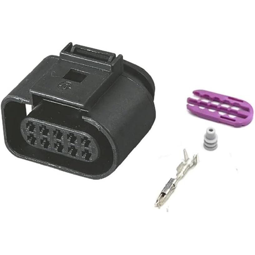 automotive wire connectors 10 Pin Connector Automotive Electrical Socket Camshaft Transducer Socket Fit Compatible 1J0973715 1J0 973 715 1J0973815 1 Set