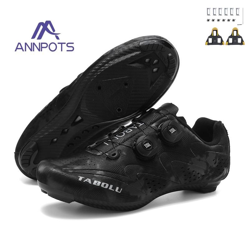 

Men s White Male Self-Locking Cleat Non-slip Speed Bicycle Shoes New Road Cycling Shoes Women Spd Racing Sneakers Lightweight 46