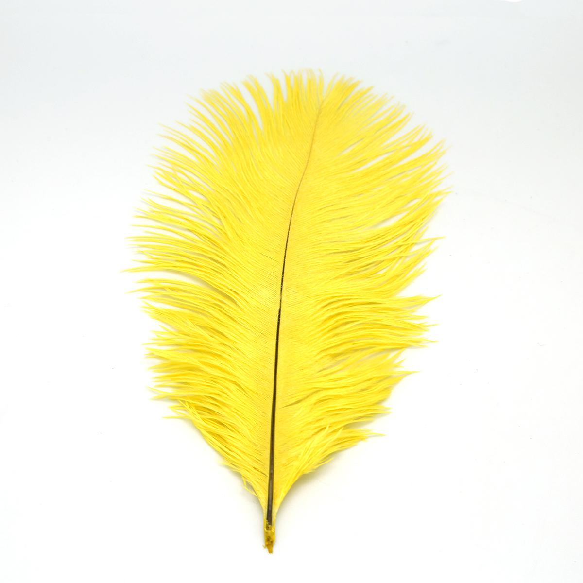 

Красивые страусиные перья для самостоятельного изготовления ювелирных изделий, декора для свадебной вечеринки, аксессуары, свадебное украшение 15-20cm 10pcs жёлтый