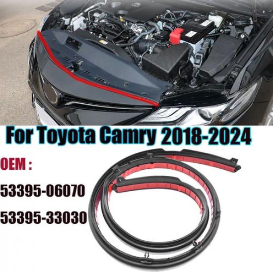 For Toyota Camry 2018-2024 Front Hood Rubber Seal Weather Strip Moulding Trim