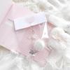 Snowflake Cellphone Charm Delicate Furry Ball Key Chains Multi-Functional Phone Chain Stylish Accessory for Women Girl