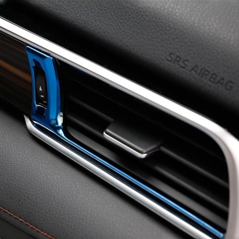 For Toyota Camry XV70 2018-2022 2023 Stainless steel Car Interior Accessories Auto Side Air Condition Vent Outlet Cover Trims