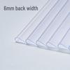 Deli A4 Rod Clip Transparent Folder, 6mm - Office & Student Use