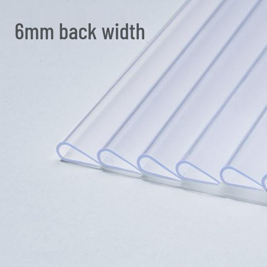 Deli A4 Rod Clip Transparent Folder, 6mm - Office & Student Use