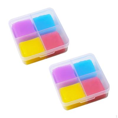 2 Pieces Diamond Painting Glue Clay Set DIY 4 Colors Art Practical Handmade