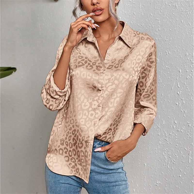 Blusas Mujer De Moda 2026 Summer Printed Chiffon Silk Top Female Women Shirts Women's Shirt Blouses Tops Long Sleeve Chic Woman