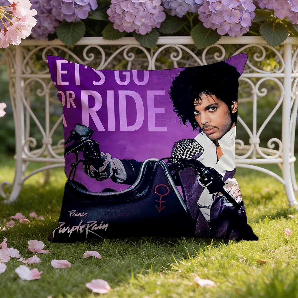 Funny P-Prince Singer Cushion Cover Home & Car Dual-Scene Pillow Cover: Reversible for Premium Comfort