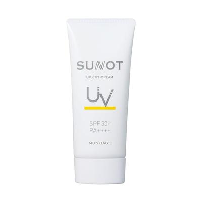 Sunnot UV Protection 50g Water Sunscreen Cream for Face and Whole Sensitive MUNOAGE Cream, Colorless, [SPF50+/PA++++/UV Resistant] Body,