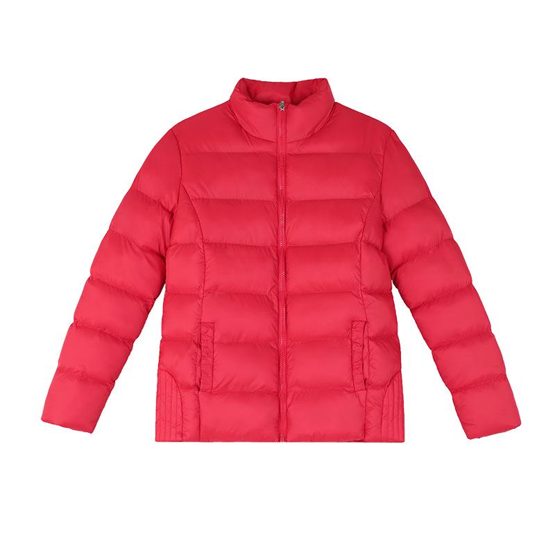 Women's Short Korean Style Cotton Jacket - Versatile and Lightweight Winter Coat, Popular for Moms