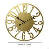 Wall Clock Decorative 16 inch Compact Classic Easy to Install Round Silent for Office Home