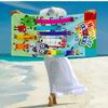 Custom Name Ultra-Soft Beach Towel with Numberblocks Theme,Ideal for Pool - Camping, Diving - Perfect Travel Essential, Vibrant Beach Towel.