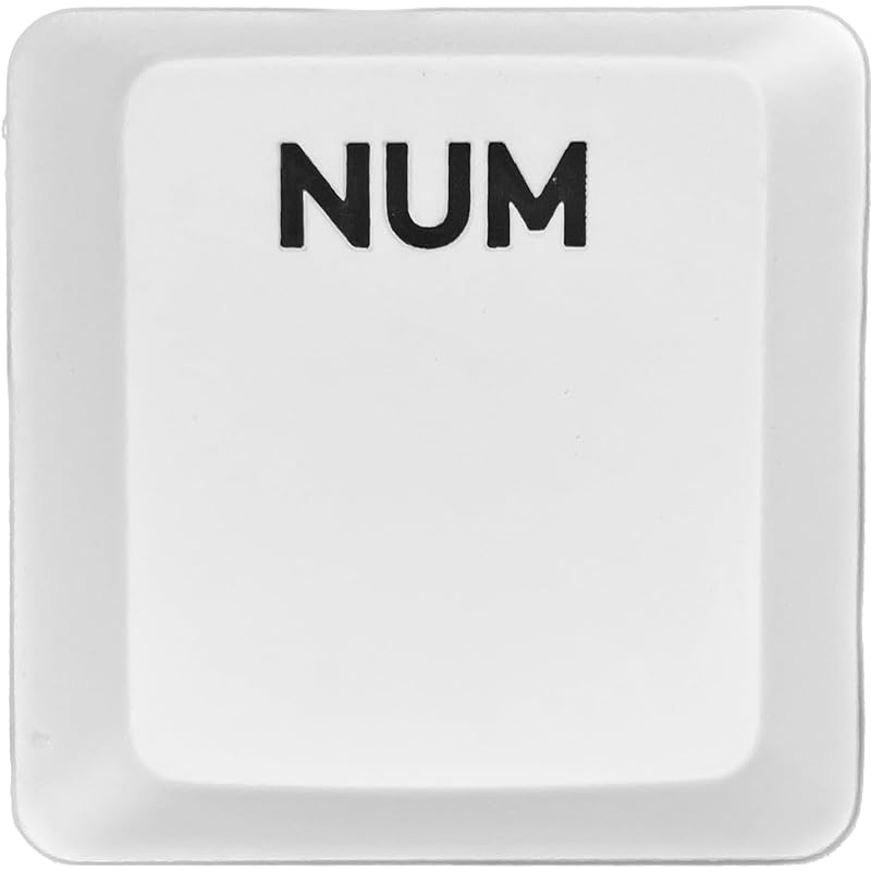 

logitech G913/G913TKL/G915 replacement keycaps [Sold as 1 piece] (Compatible with luminescence) [BERGBUCH] (NUM (numeric keypad), White)