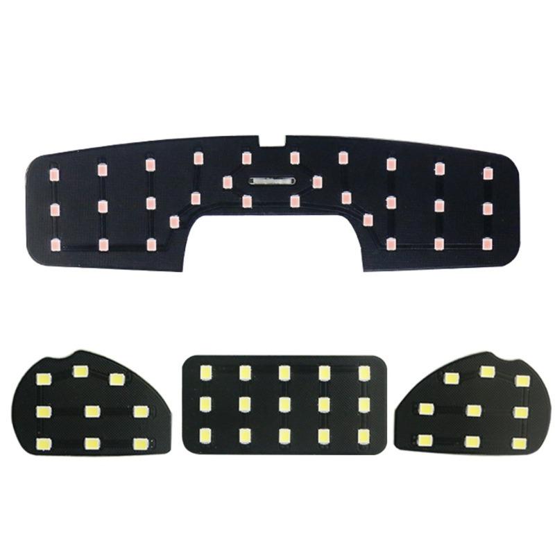 LED Reading Light Compatible with Ford Focus Ecosport Mondeo High Quality Car Interior Dome Light Upgrade tallation Kit 1 piece white