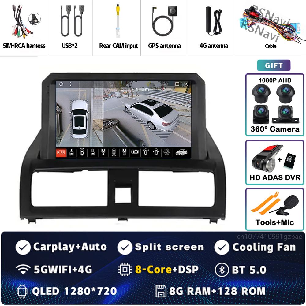 Android 14 Carplay Car Radio For Honda Accord 7 2002 2003 - 2007 Multimedia Video Player Navigation GPS Stereo 2Din DVD WIFI+4G