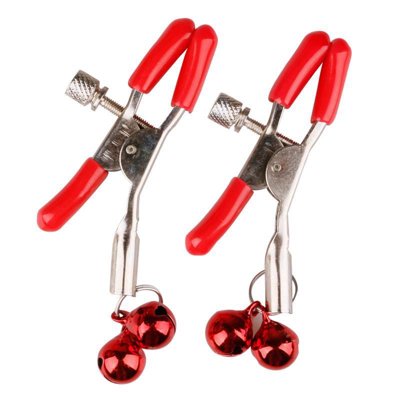 Miji Bell Nipple Clamps - Adult Toys for Couples (192 pcs/box)