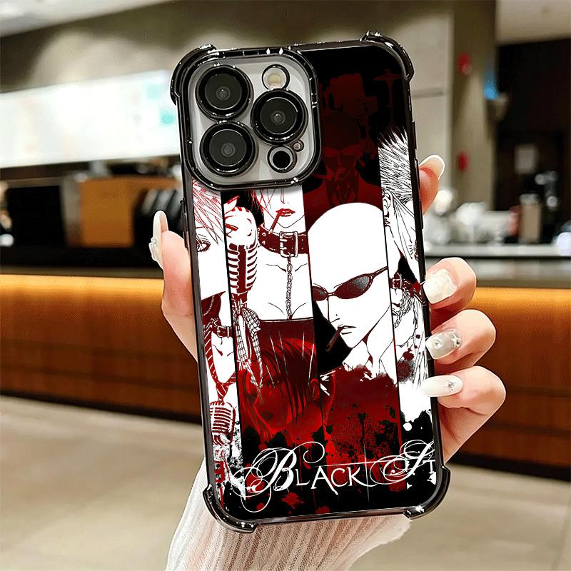 NaNa Osaki Anime Plating Phone Case For Iphone 16 17 Pro Max Air 16E 14 15 Plus 12 13 Mini Anti-Fall Airabag Cover