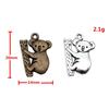 Bear Pendants Metal Animal Charms Panda For DIY Bracelet Necklace Earrings Accessories