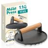 By a Chef and Food Meat Grilling Just by Placing the Meat On X Handle Stays Cool X [Supervised Coordinator] Press "Crispy Top! 17.5cm Diameter"