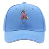 Printed Thousand Cranes Lightweight Outdoor Washable Curved Brim Hat Adjustable Size Fashionable  Sandwich Baseball Cap
