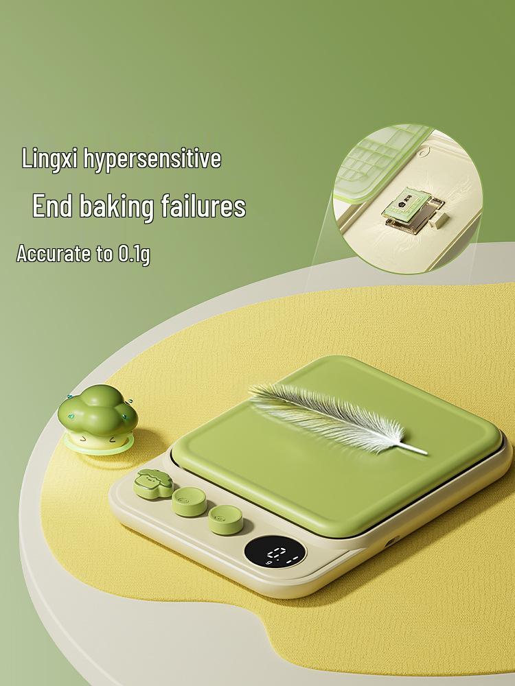 2025 High-Precision Kitchen Baking Scale, Small Electronic Food Weighing Gram Scale Battery Model 10KG/1g