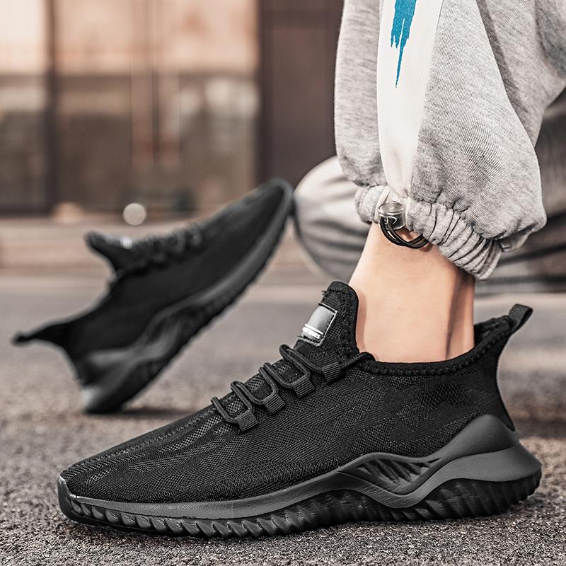 High Quality Men Shoes Casual Sneakers Breathable Lightweight Big Size Lace-up Mesh Walking Sneakers Ultralight Running Shoes
