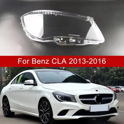 Para Mercedes-Benz W117 CLA 2013 2014 2015 2016 Cubierta de Lente de Lámpara de Carcasa de Faro de Coche