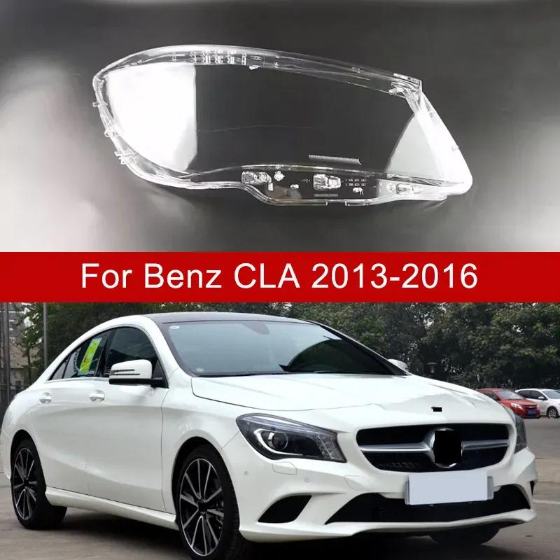 For Mercedes-Benz W117 CLA 2013 2014 2015 2016 Car Headlight Shell Lamp Lens Cover Left