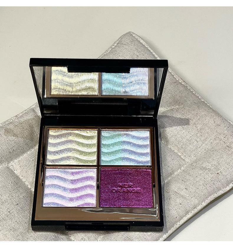 HERORANGE Color-Changing Dragon Eye Shadow Palette: Pearlescent, Super Sparkle, Color-Blocking Brightening Highlight Eyeshadows.
