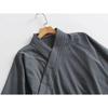 Oversize Men Linen Cardigan Japanese Style Long Bathrobe Yukata Haori Harajuku Samurai Costume Streetwear
