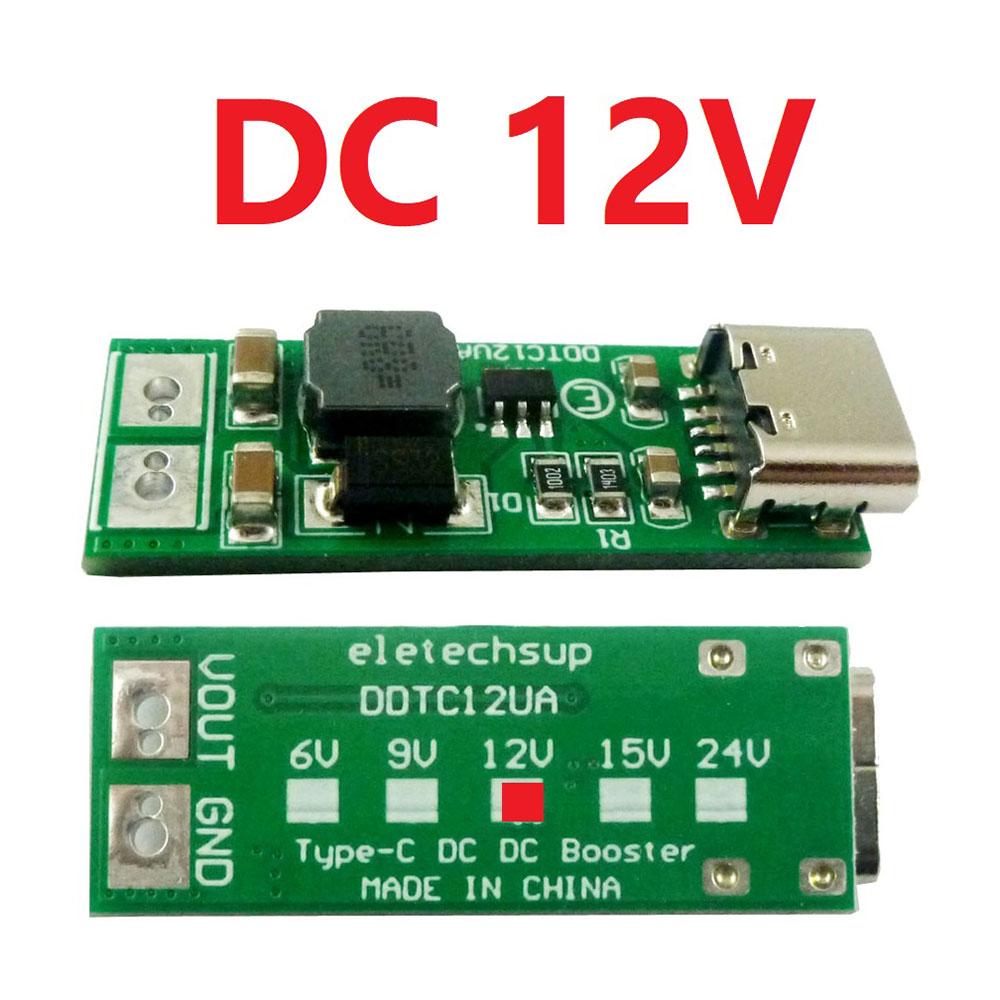 9W Mini Type-C USB DC 1V to 6V 9V 11V 11V 11V DC DC Boost Converter Step-up Module PWM PFM Voltage Regulator Board