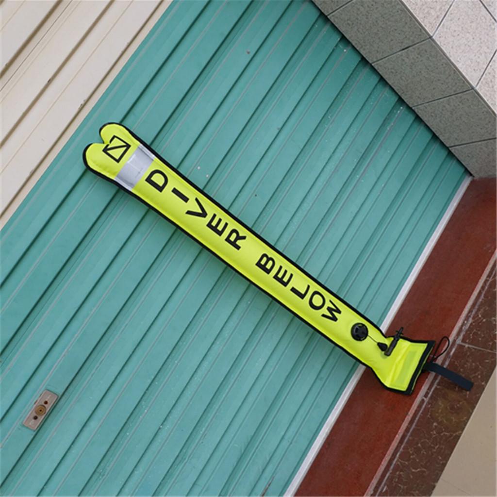 Scuba Diving Signal Tube Surface Marker Buoy Safety Sausage Premium Durable for Underwater Recreation