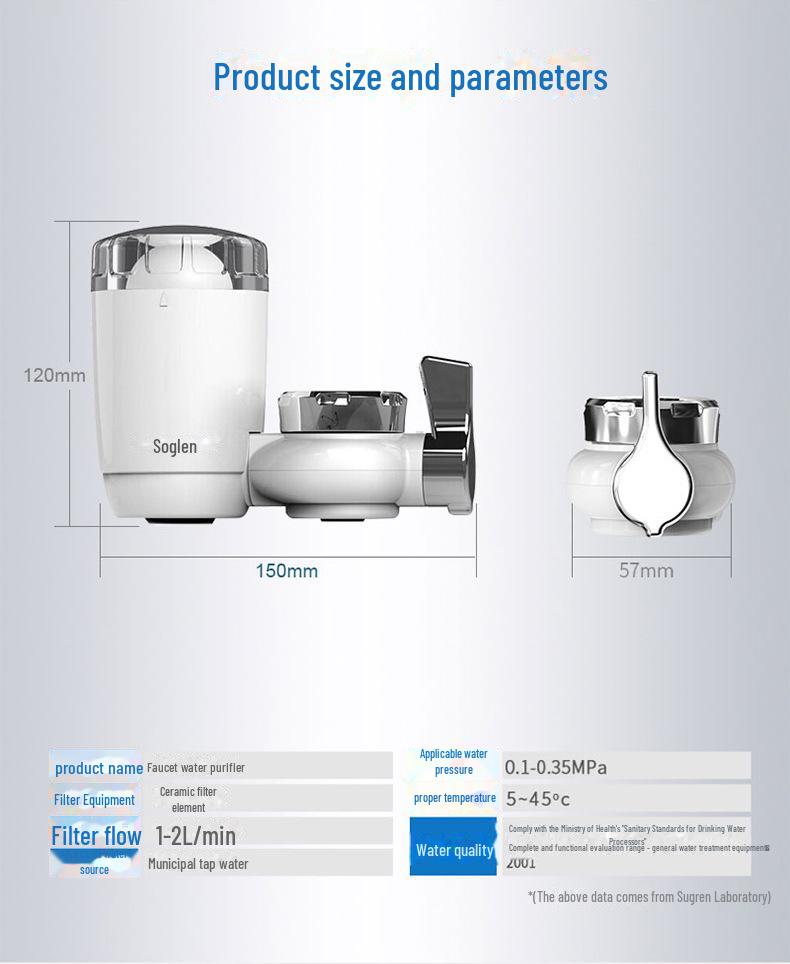 Çift Musluklu Su Arıtma Cihazı - Ön Filtre Elemanlı Mutfak Aleti