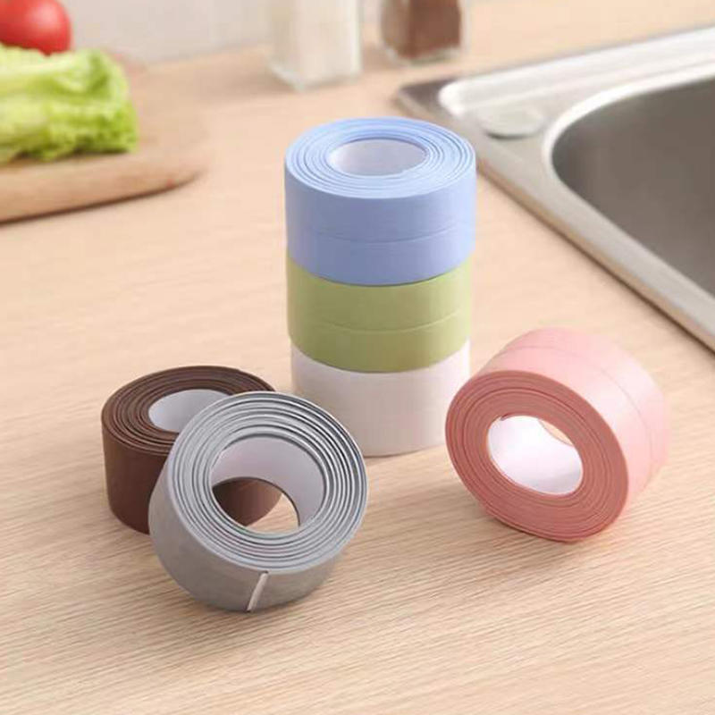 2pcs Multi-Purpose Waterproof Tape, Unscented, Durable PVC Material Self-Adhesive Sealant For Kitchen And Bathroom Use - Solves Various Problems