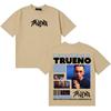 Rapper Trueno DANCE TRIP Tour Merch Tshirt Unisexs Women Fashion Short Sleeve Tee Shirts Y2K Cotton Casual Loose Teenagers Tshirts
