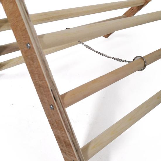 Snadno instalovatelné bidlo pro papouška, užitečný kreativní protiskluzový dřevěný stojan pro domácí mazlíčky a kuřata