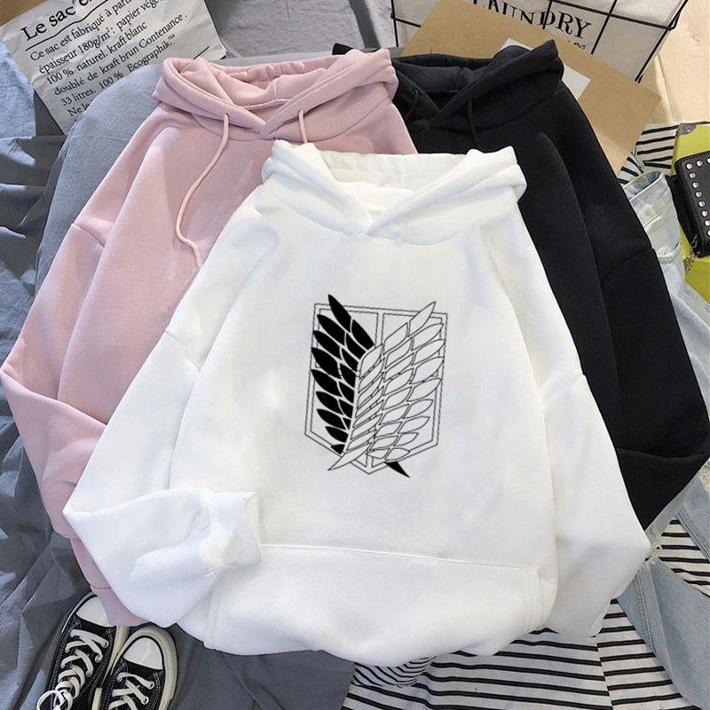 Attack On Titan Corps Mikasa Eren Hoodie Top Sweatshirt For Cozy Comfort And Fashionable Style