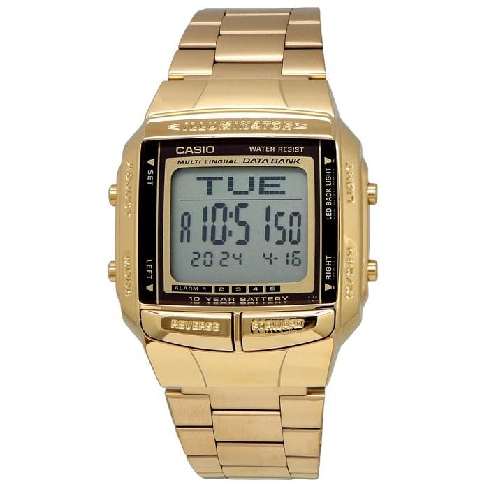 Casio Data Bank Telememo 30 DB-360G-9A Digital Watch - Gold